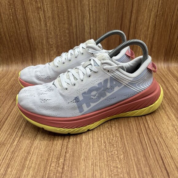 Hoka One One Carbon X Nimbus Cloud Lantana Women’s Size 7.5 Sneakers - Picture 3 of 9